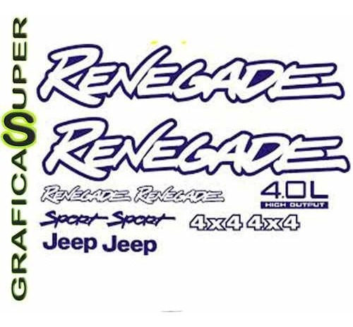 Kit Calcomanias Jeep Renegade