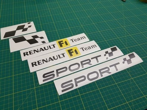 Kit De Calcomanias Renault F1 Team Sport, Diseño Original.