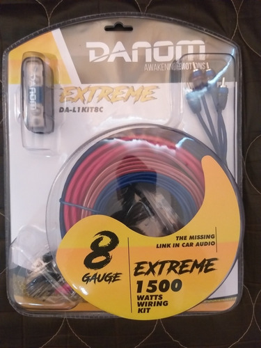 Kit De Instalacion Cable Sonido # 8 Danom Extreme Ref16