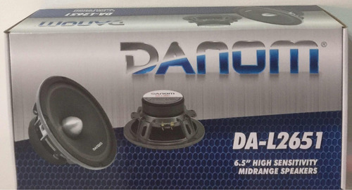 Medios 6.5 Punta De Bala Marca Danom 320 Watts 160 Rms