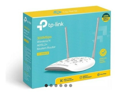 Moden Router Tp Link  Inalambrico Adsl2 Wifi Aba