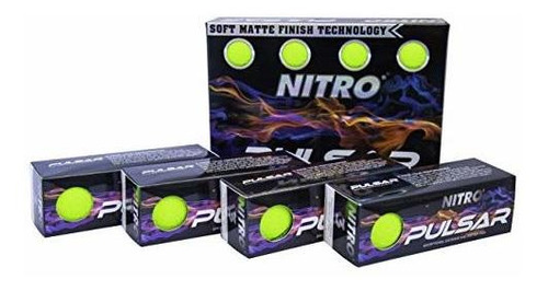 Nitro Pulsar Box Pelota Golf 12 Unidade