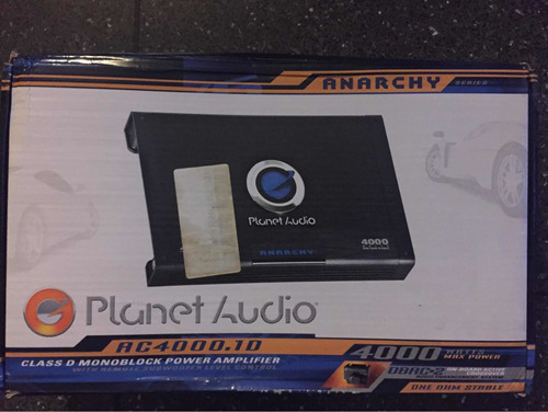 Planta Planet Audio  Monoblock Nueva