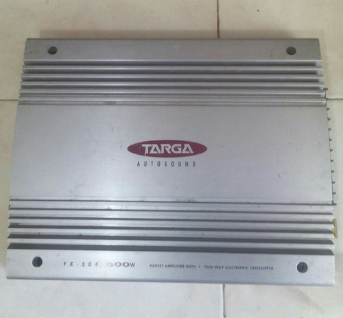 Planta Targa De 600 W 4 Canales P/vehiculos (40 $)