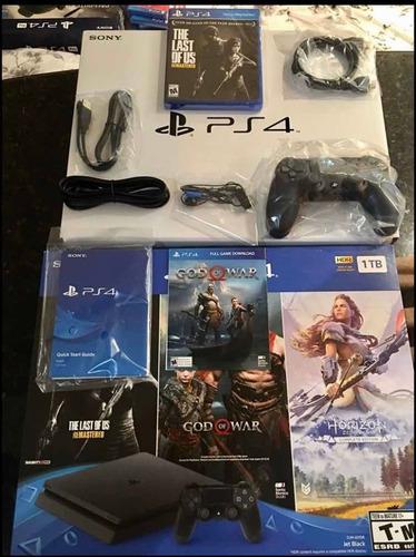 Playstation 4 Slim 1 Tb Nuevo Sellado 350v 3 Juegos!!