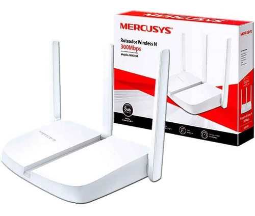 Router Inalámbrico 3 Antenas N De 300mbps Mercusys Mw305r