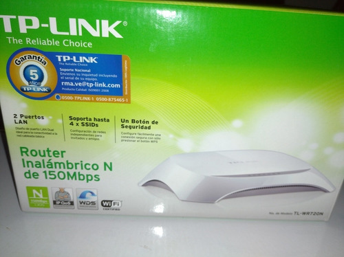 Router Tplink 720n Wifi 150mbps Nuevo (24 Vds)