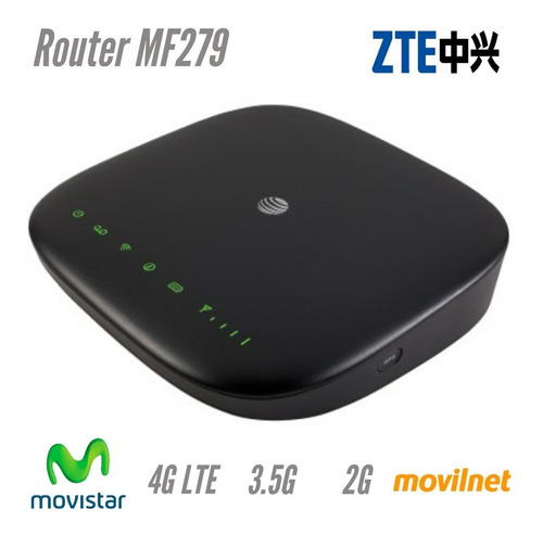 Router Zte Mf 279 - Liberado 4g Para Movistar O Movilnet