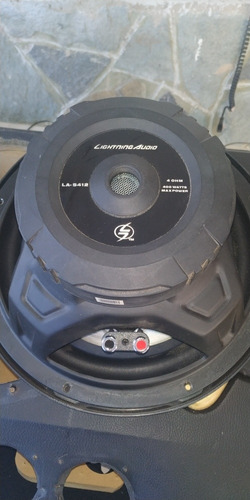 Subwoofer Lightning Con Cajón Bajo Carro Sonido