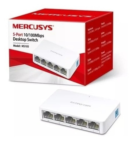 Switch De Red Mercusys S105c 5 Puertos mb Unmanaged