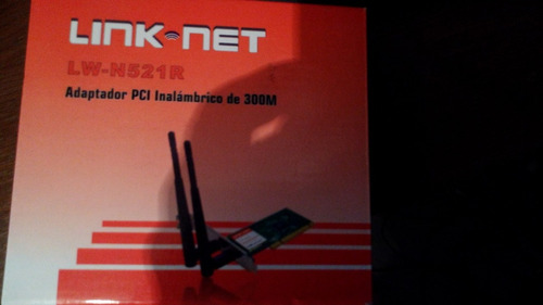 Tarjeta Red Wifi Pci Inalambrica Link Net Lw-n521r 300mbps