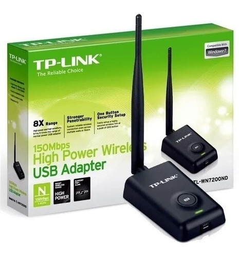 Wifi Tp-link  Usb 150mbps Y Antena 17 Dbi Y 10 Mts Cable