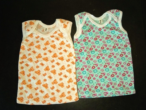 Franelillas Camisetas De Bebe Niño Y Niña Talla 2