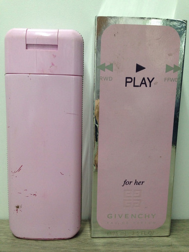 Frasco Vacío Con Caja Perfume Play Givency75ml