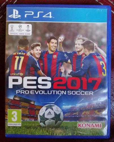 Juego Ps4 Pro Evolution Soccer 2017 Pes2017