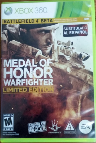 Juego Xbox360 Medal Of Honor Warfighter Limited