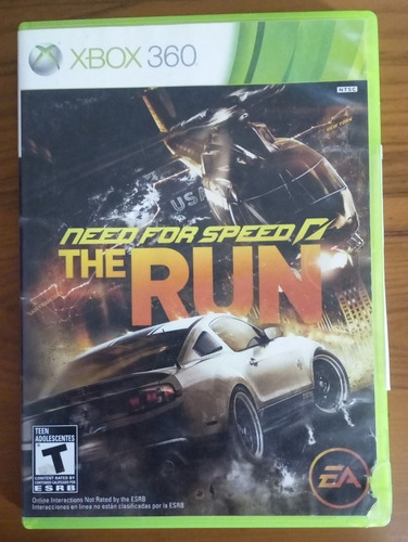 Juego Xbox360 Need For Speed The Run.