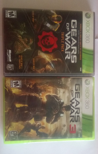 Juegos Originales Xbox 360 Combo Gears Of War Trilogia Y Mas