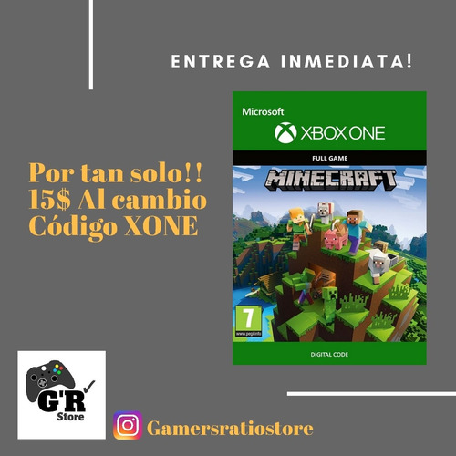 Minecraft Para Xbox One - Código Digital!!