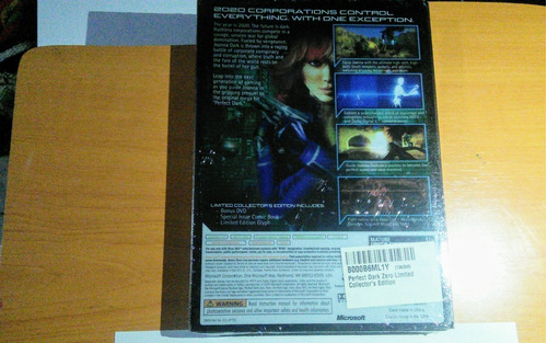 Perfect Dark Zero (collectors Edition) Sellado Xbox 360