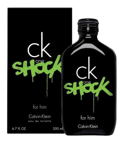 Perfume Ck One Shock De Calvin Klein 100ml. Caballero