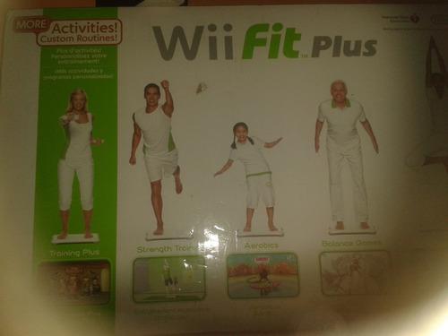 Wii Fit Plus Tabla Mas Juego Original Perfecto New