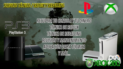 Xbox 360 Ps3 Tarjetas De Videos Reballing Reflux