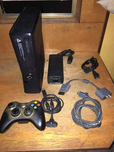 Xbox 360 Slim 4gb + Accesorios (para Reparar) Luz Roja!