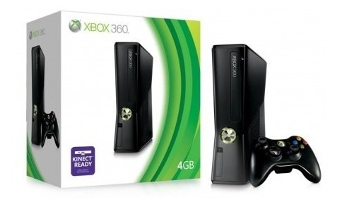 Xbox 360 Slim 4gb+2 Control + Kinect+dd 320 Gb+juego