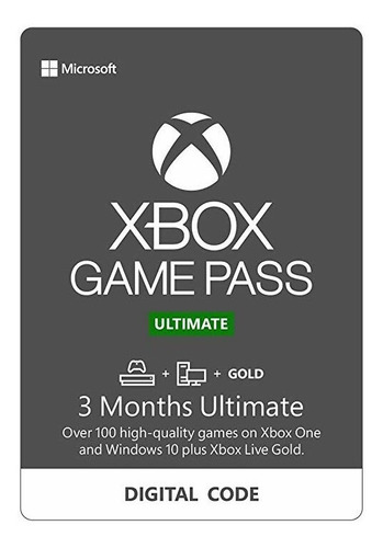 Xbox Gamepass Ultimate 3 Meses