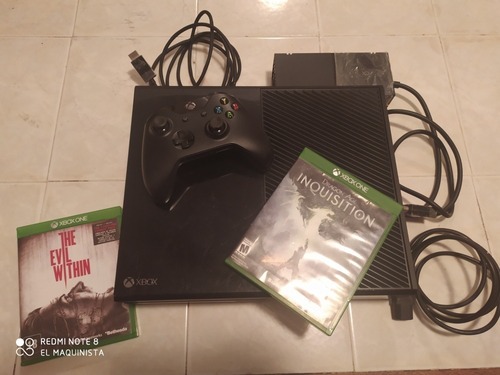Xbox One Original De 500gb + 5 Juegos (200dlrs)