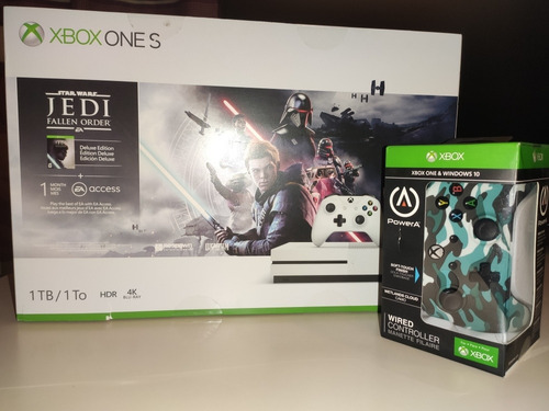 Xbox One S De 1tb Nuevo Con Juego Star War + Control(250v)