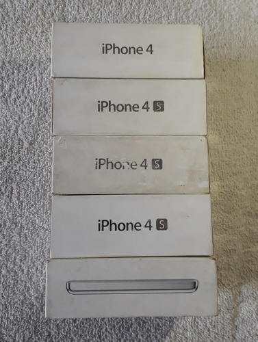 3 Cajas De iPhone 4s, Caja De iPhone 4, Caja De iPod Classic
