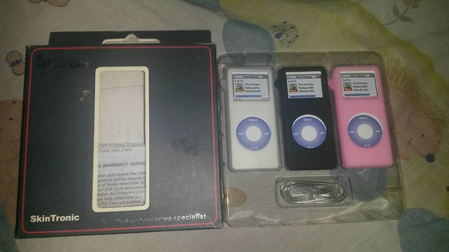 3 Forros De Silicon Para iPod Nano 1st Y 2nd Generacion