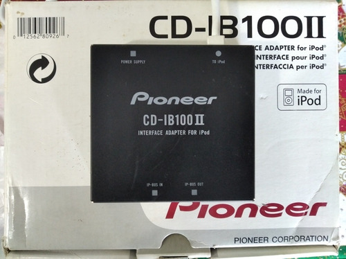 Adaptador De iPod Pioneer Cdib100ii. Nuevo. 35s