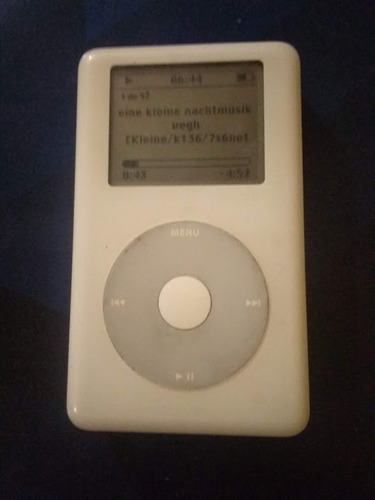 Apple iPod Clásico 4th Generación Blanco (40gb)