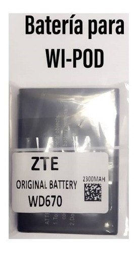 Bateria Zte Wd670 Wi-pod