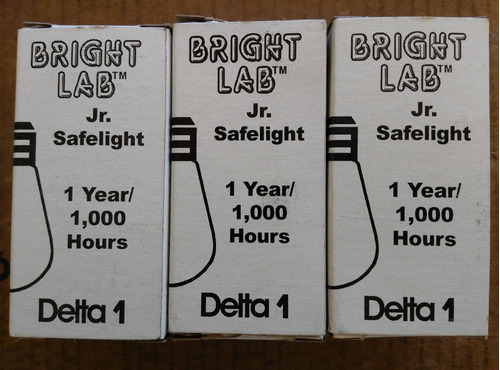 Bombillos Cuarto Oscuro Laboratorio Bright Lab Jr. Delta 1