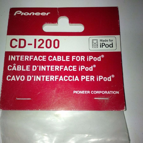 Cable Interface Pioneer Cd-i200 iPod Original Nuevo