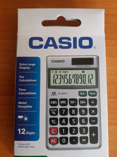 Calculadora Bolsillo Casio Nueva