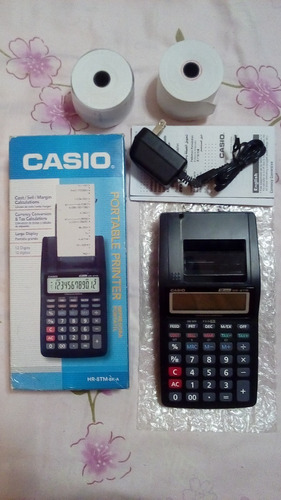 Calculadora Casio Con Impresora, Hr-8tm-bk-a Nueva (35vrds)