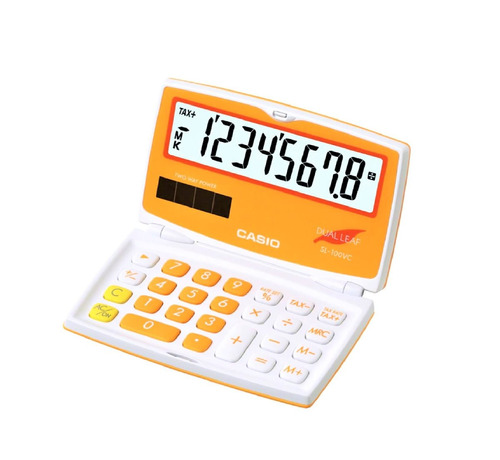 Calculadora Casio Sl 100vc-ov Naranja
