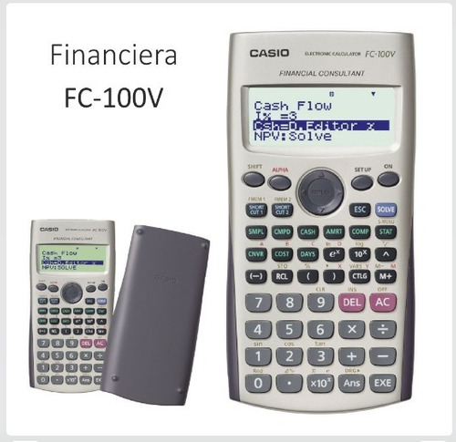 Calculadora Financiera Casio Fc-100v Fc100v Casio 50d