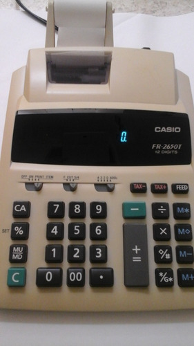 Calculadora Sumadora Casio Fr-t 12 Dígitos