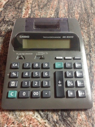 Calculadora Sumadora Casio Modelo Hr-100te