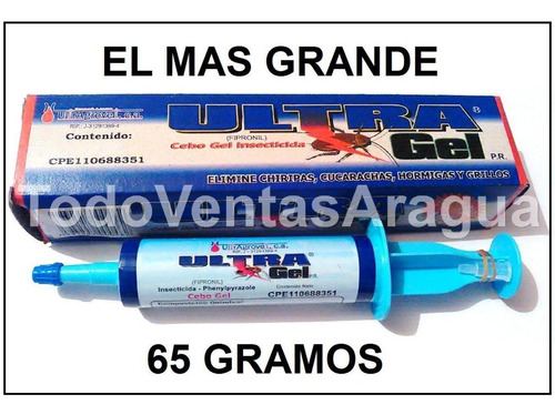 Chiripas Cucarachas Ultra Combat Gel 65 Gramos El Original