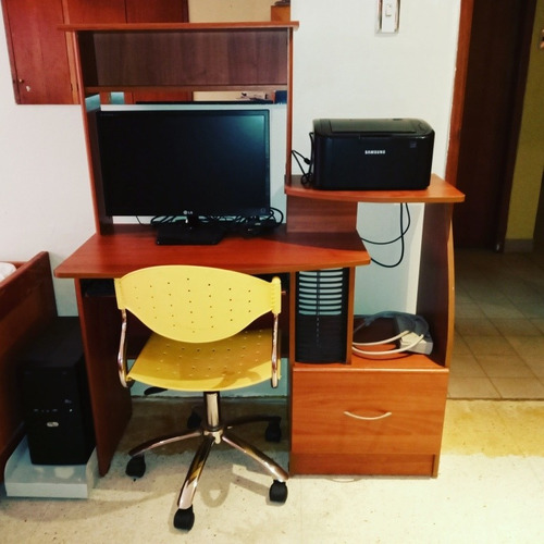 Computadora Intel Celeron, Monitor, Printer, Mueble(320trmp)