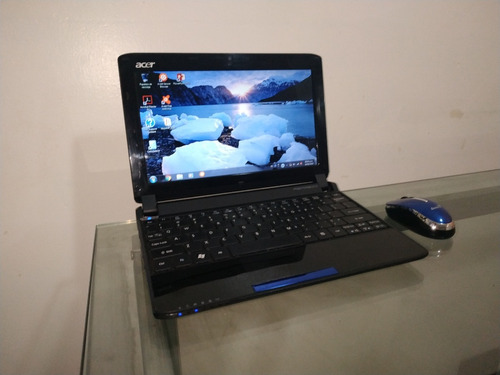 Computadora Mini Laptop Acer Inspire One Ratón Inalámbrico