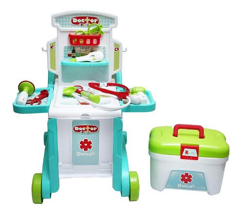 Kit Medico Doctor Kids Juguete 3 En 1 Little Doctor