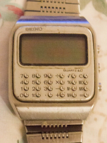Reloj Seiko Quartz Lc Calculadora Vintage